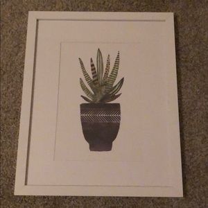Framed Cactus Wall Art